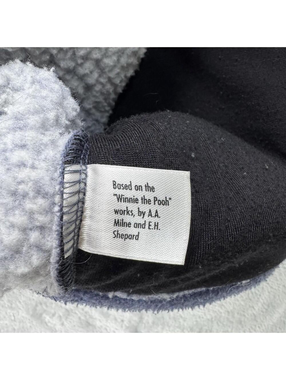 Vintage Walt Disney World Winnie the Pooh Piglet Fleece Jacket Women M Blue Y2K - Picture 6 of 9